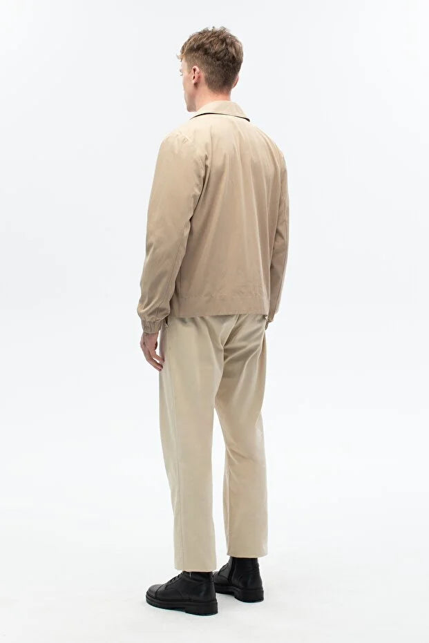 Erkek Günlük Regular Kalıp Mevsimlik Mont - Bej